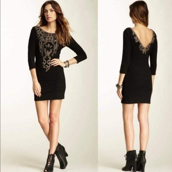 Free People Dresses & Skirts - Free People Looking For A Stud Bodycon Dress S